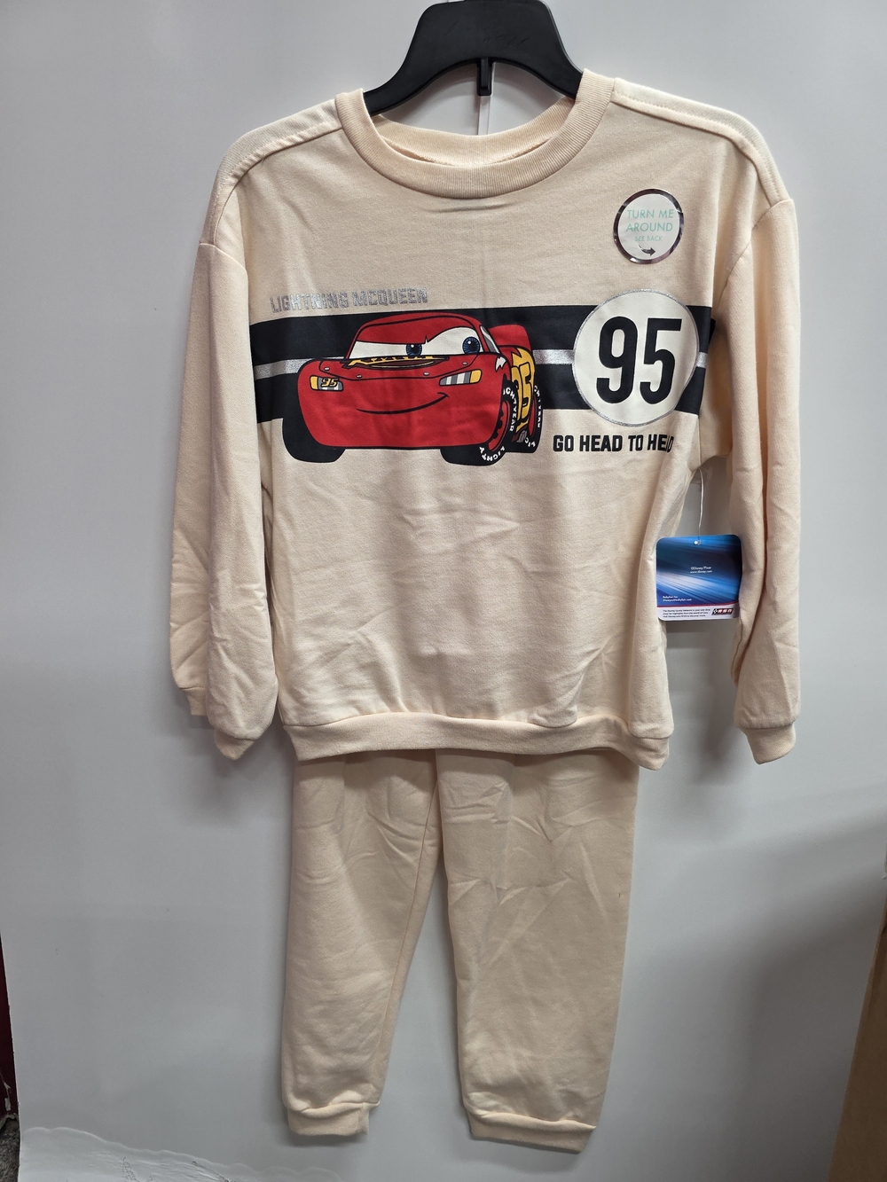 Kids Lightning McQueen Beige Set